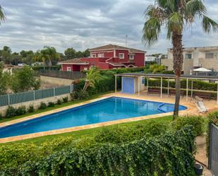 Swimming pool of Single-family semi-detached to rent in Bétera  with Air Conditioner, Terrace and Balcony