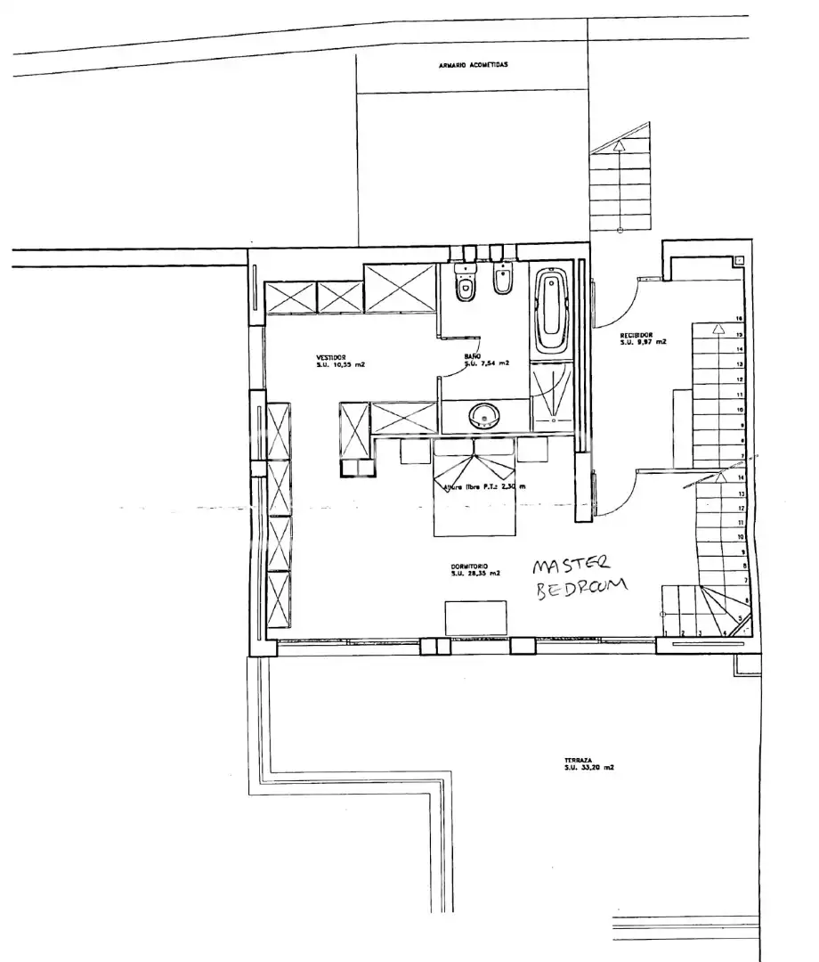 Habitación de Casa o chalet en venta en Barcelona con Aire acondicionado, Calefacción y Parquet