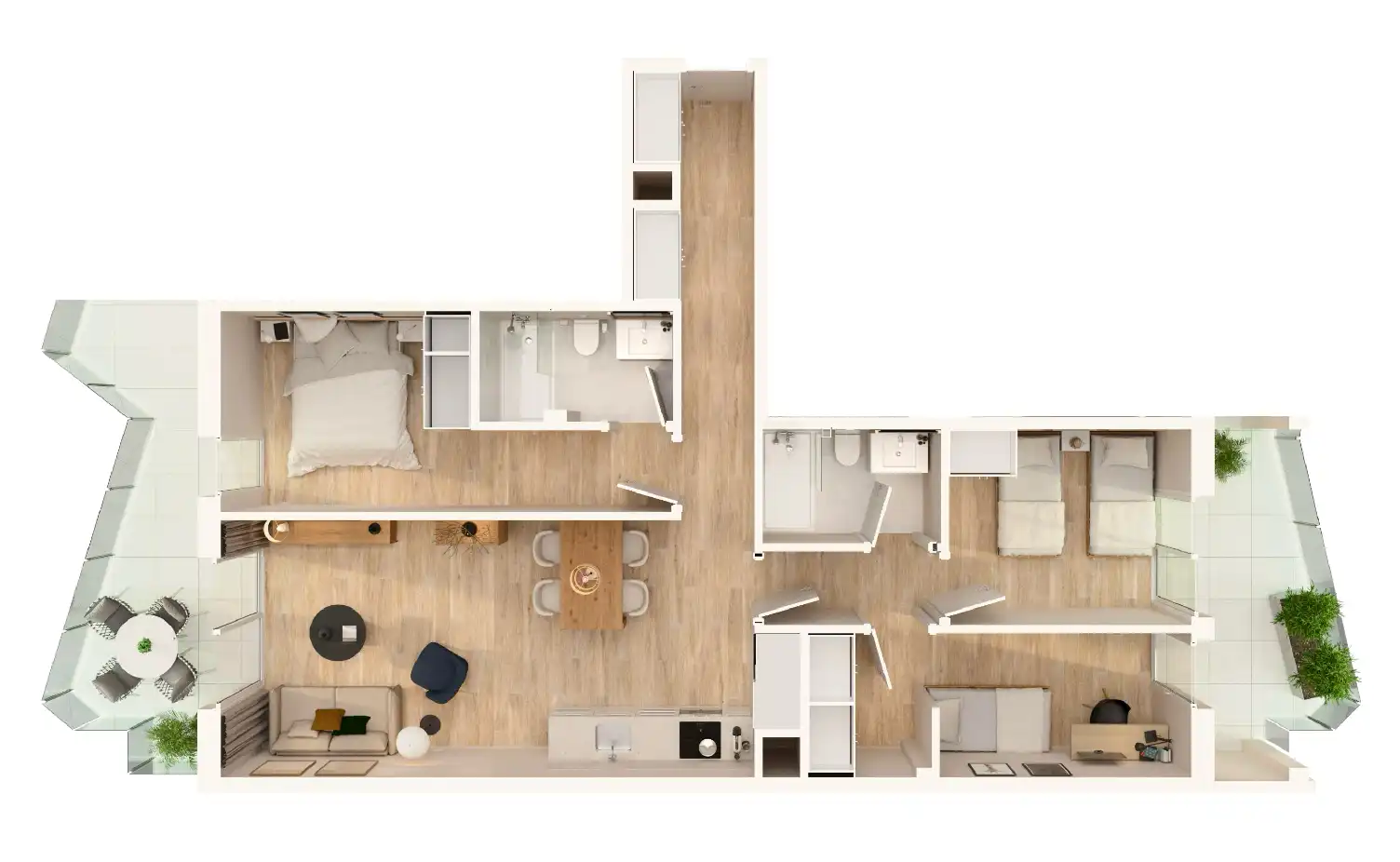 New build Apartment with terrace for sale in Carrer Granada 21