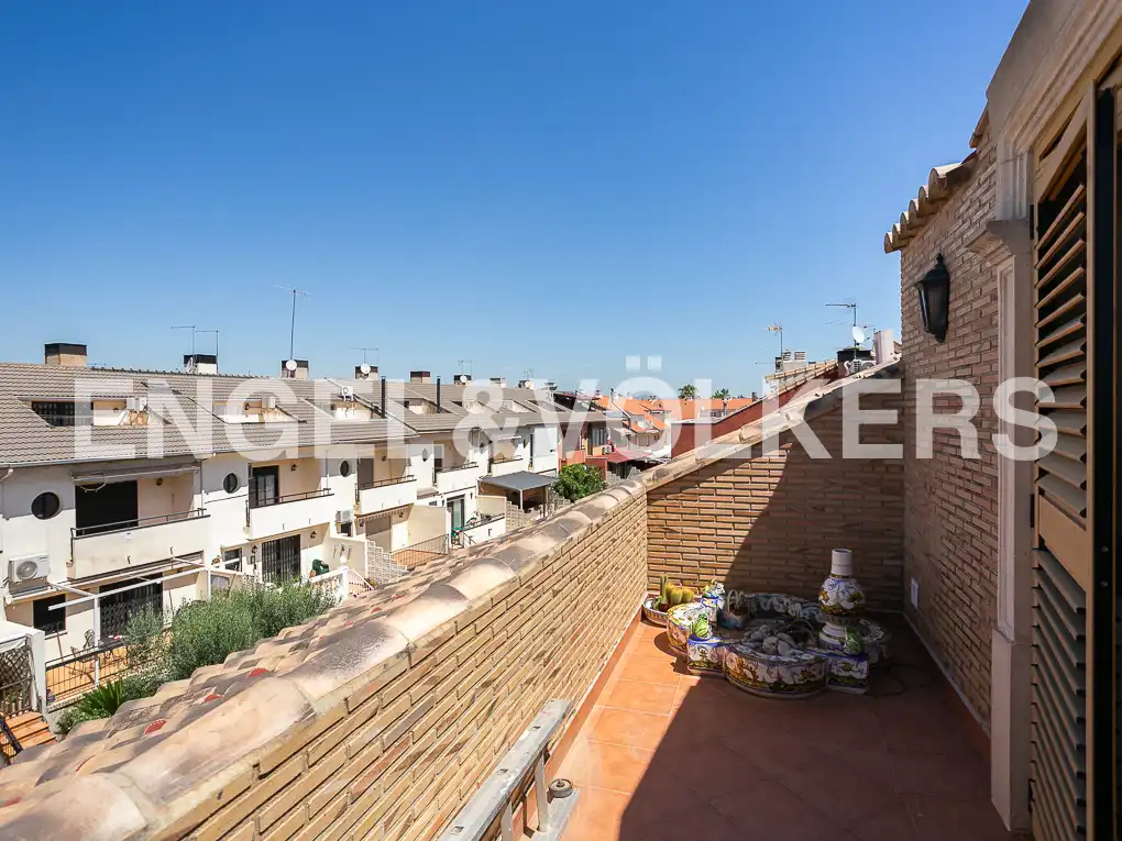 Terraza de Casa o chalet en venta en Picanya con Aire acondicionado, Calefacción y Jardín privado