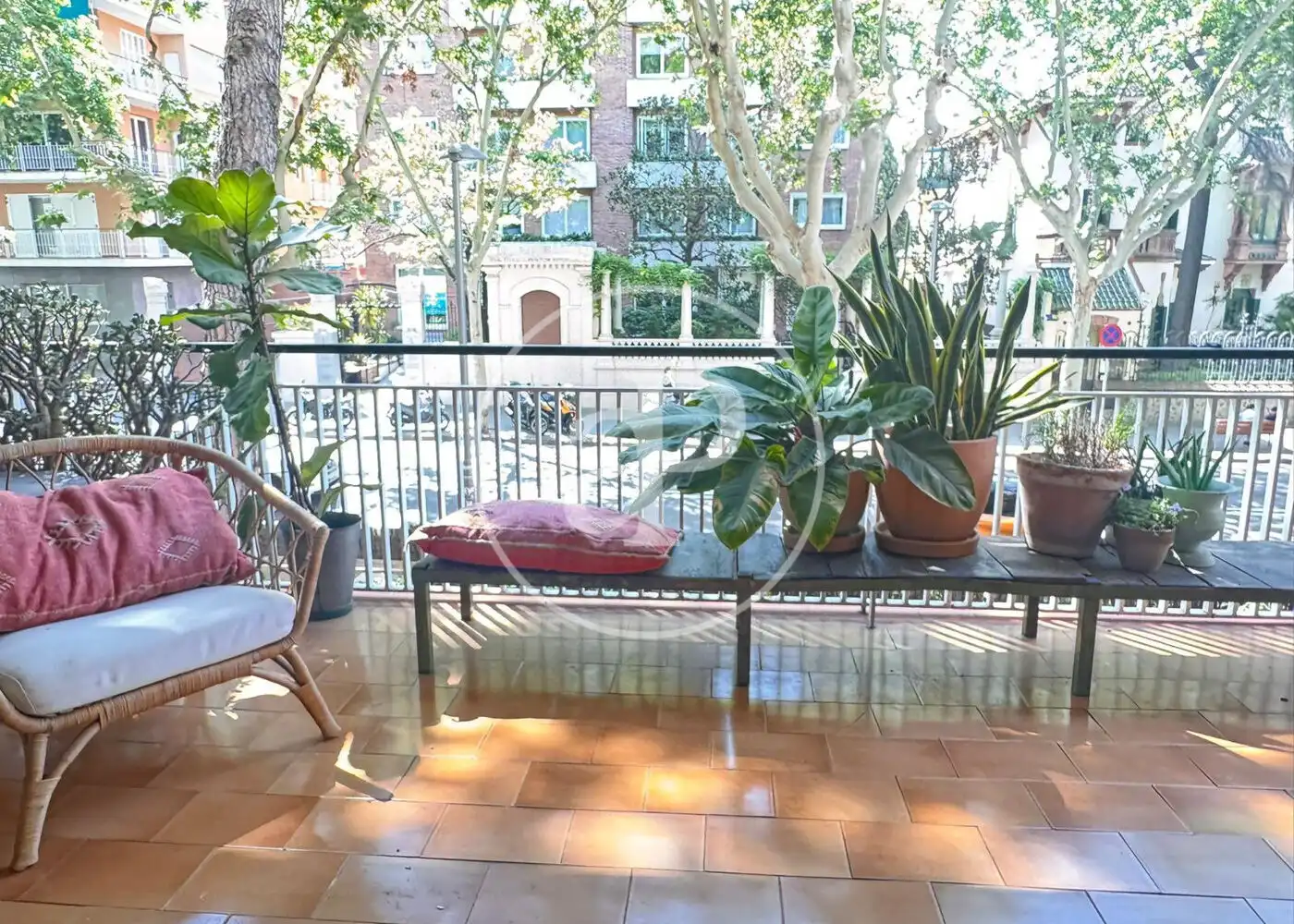 Balcony of Flat for sale in Barcelona  with Air Conditioner, Heating and Private garden
