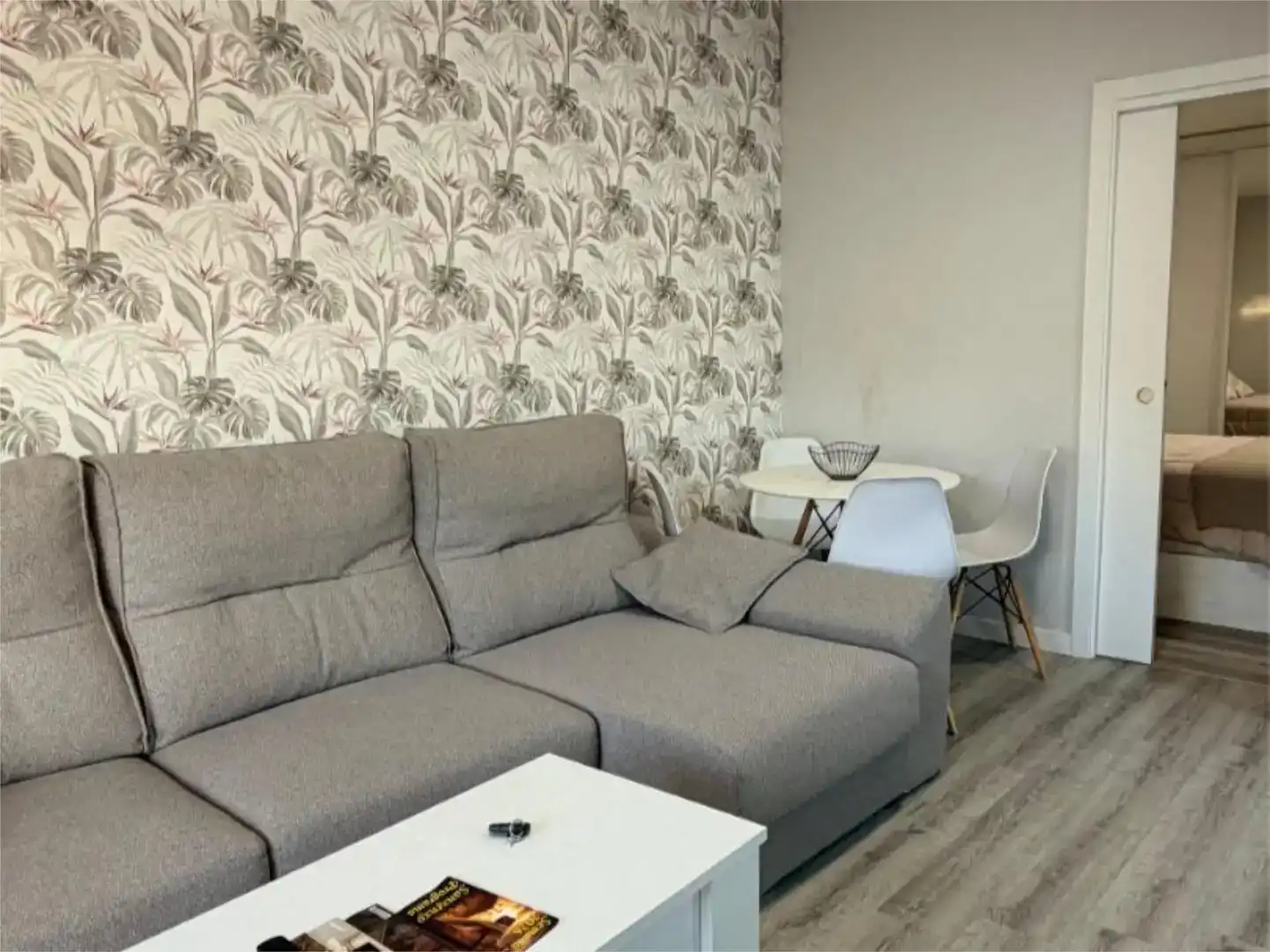 Wohnzimmer von Maisonette zur Miete in Sanxenxo mit Möbliert und Balkon