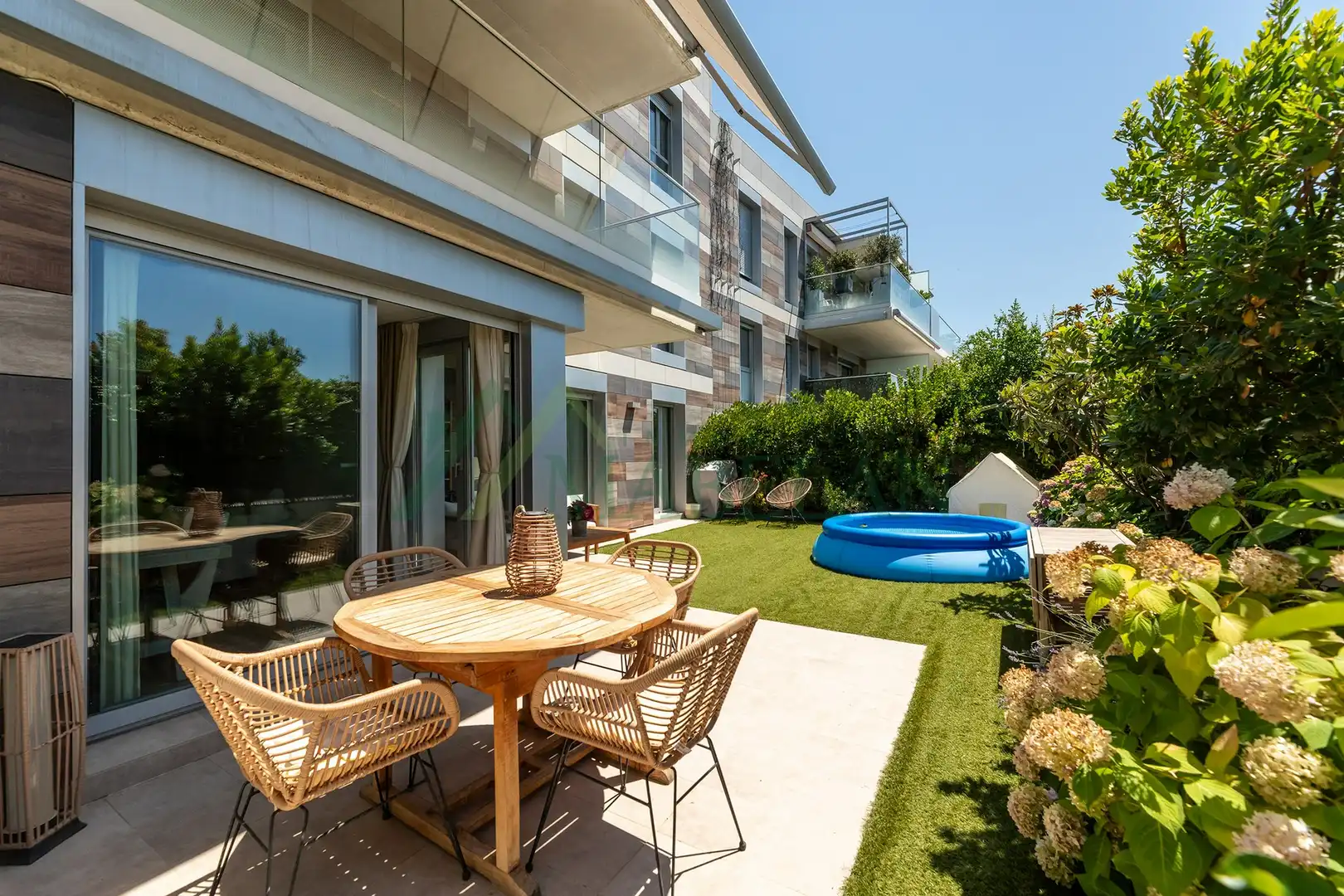 Terrace of Flat for rent in Las Rozas de Madrid  with Air Conditioner, Heating and Private garden