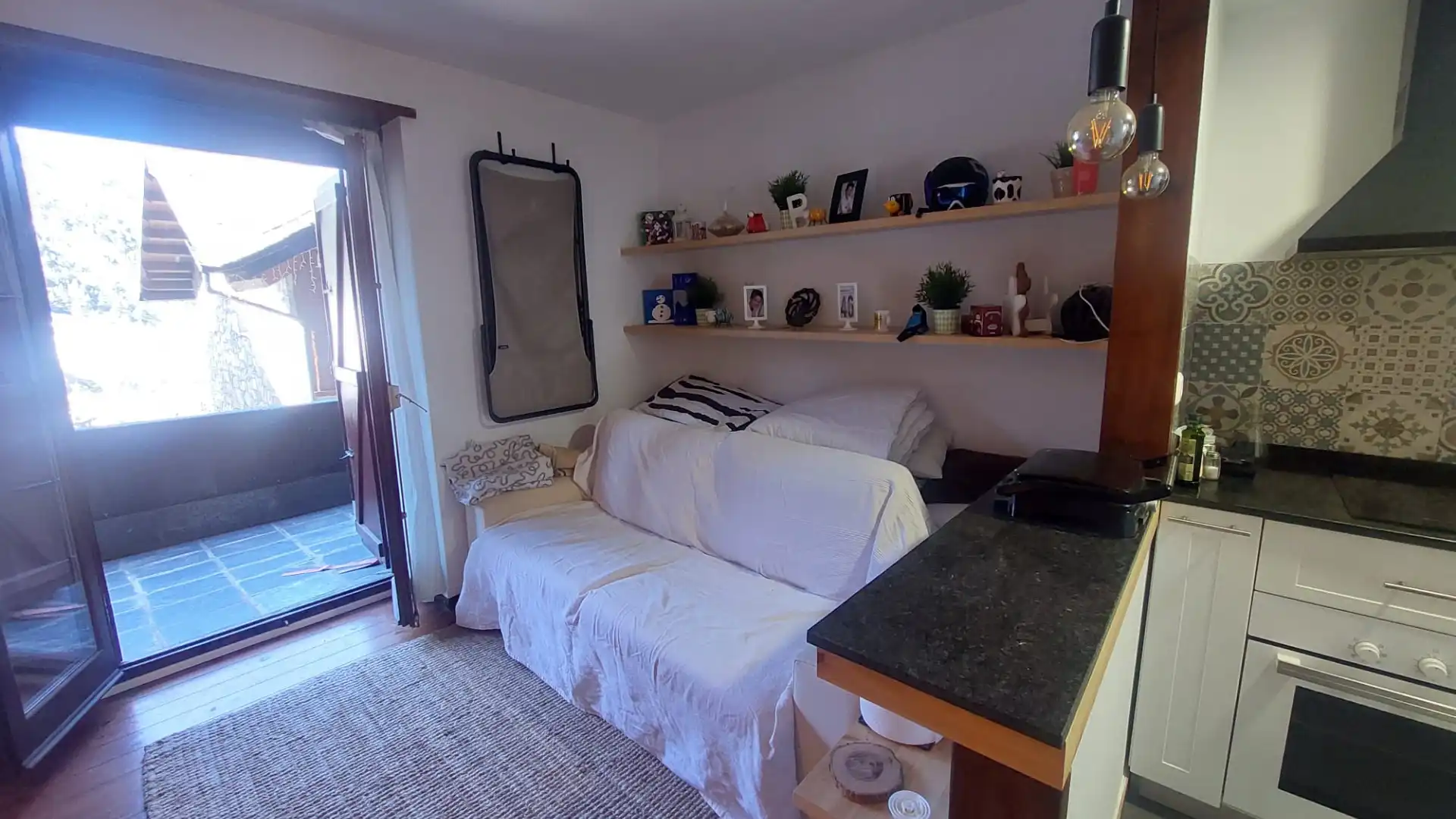 Sala de estar de Apartamento en venta en Canillo con Calefacción, Parquet y Terraza