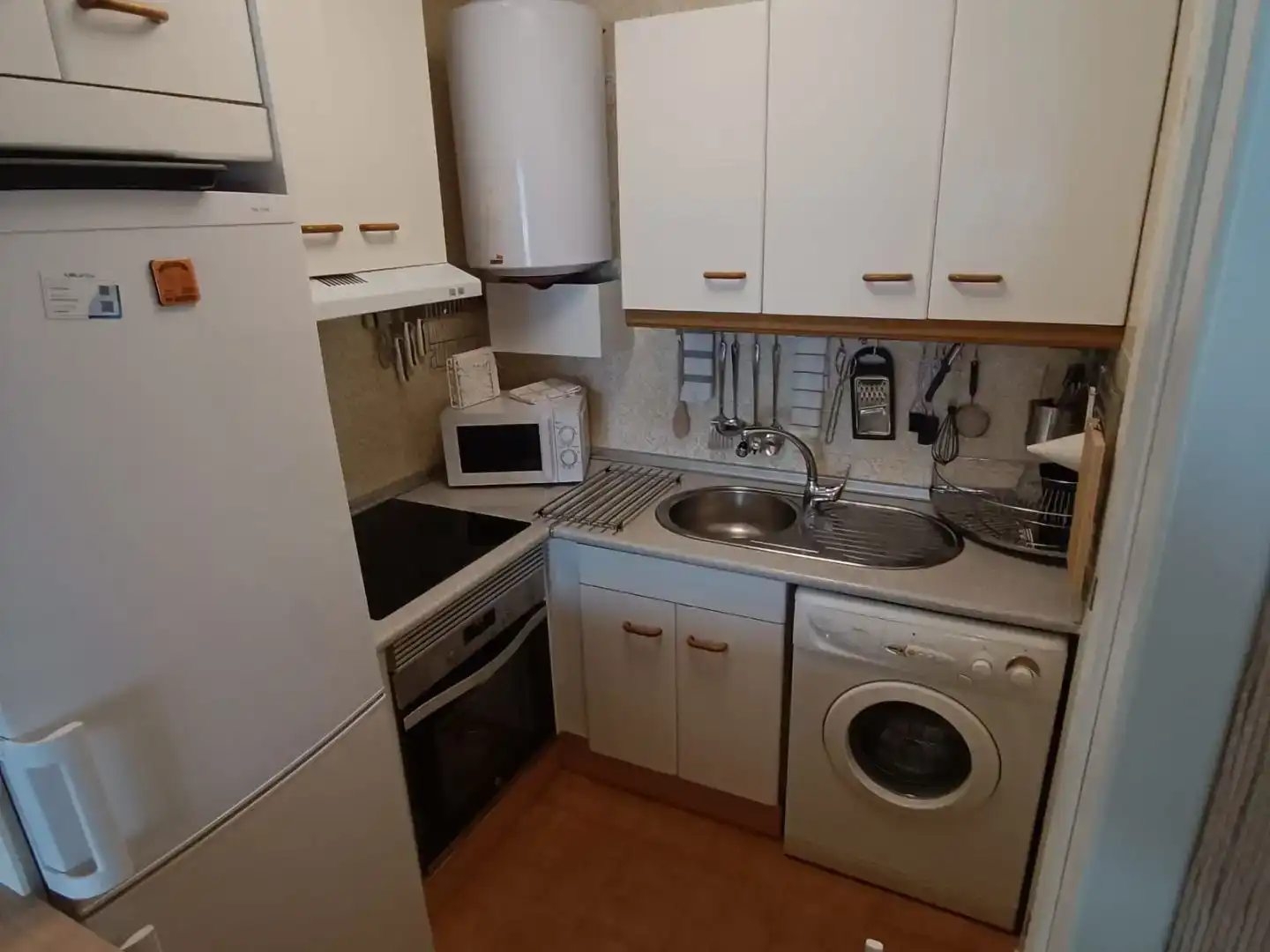 Küche von Wohnung zur Miete in Castrillón