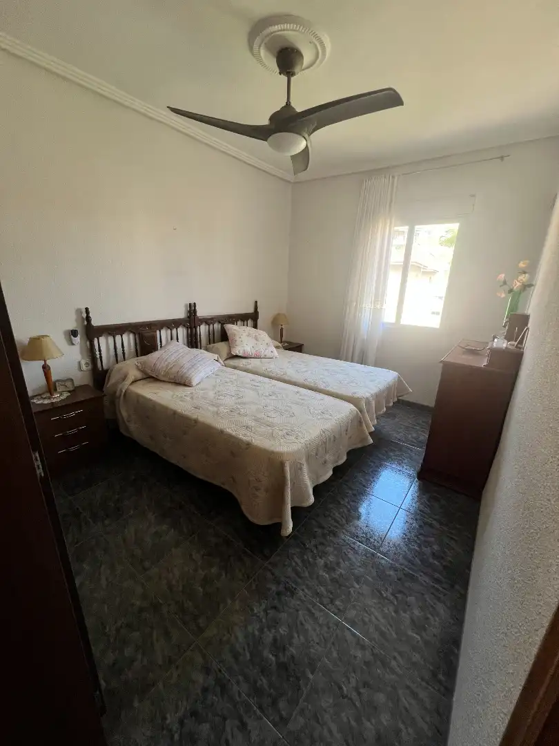 Bedroom of Flat for sale in Sagunto / Sagunt  with Air Conditioner, Heating and Balcony