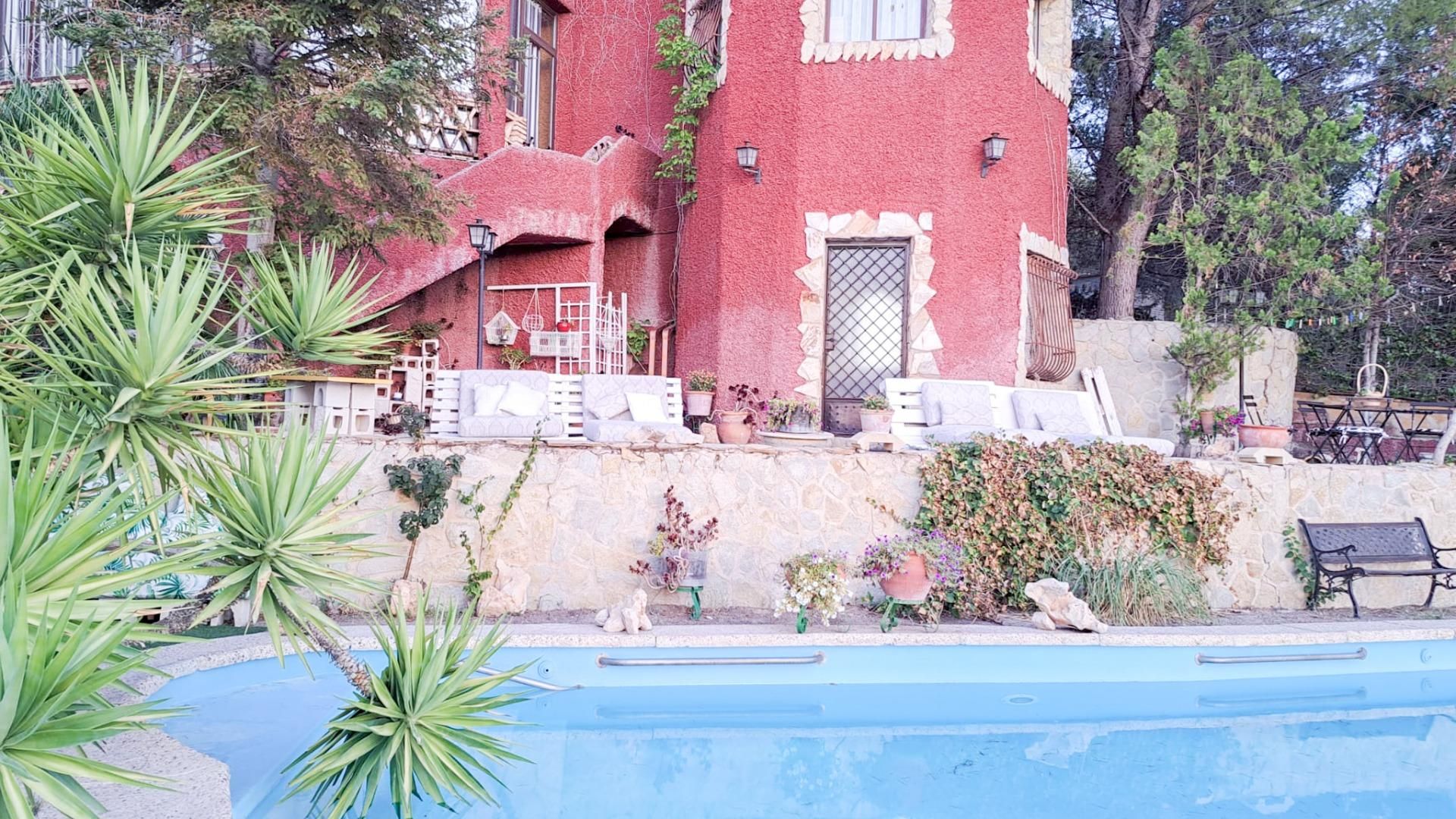 Swimming pool of House or chalet for sale in  Jaén Capital  with Air Conditioner, Heating and Private garden