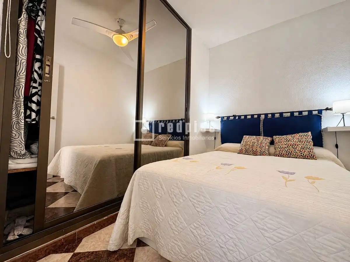 Bedroom of Flat for rent in Torremolinos  with Air Conditioner, Private garden and Swimming Pool