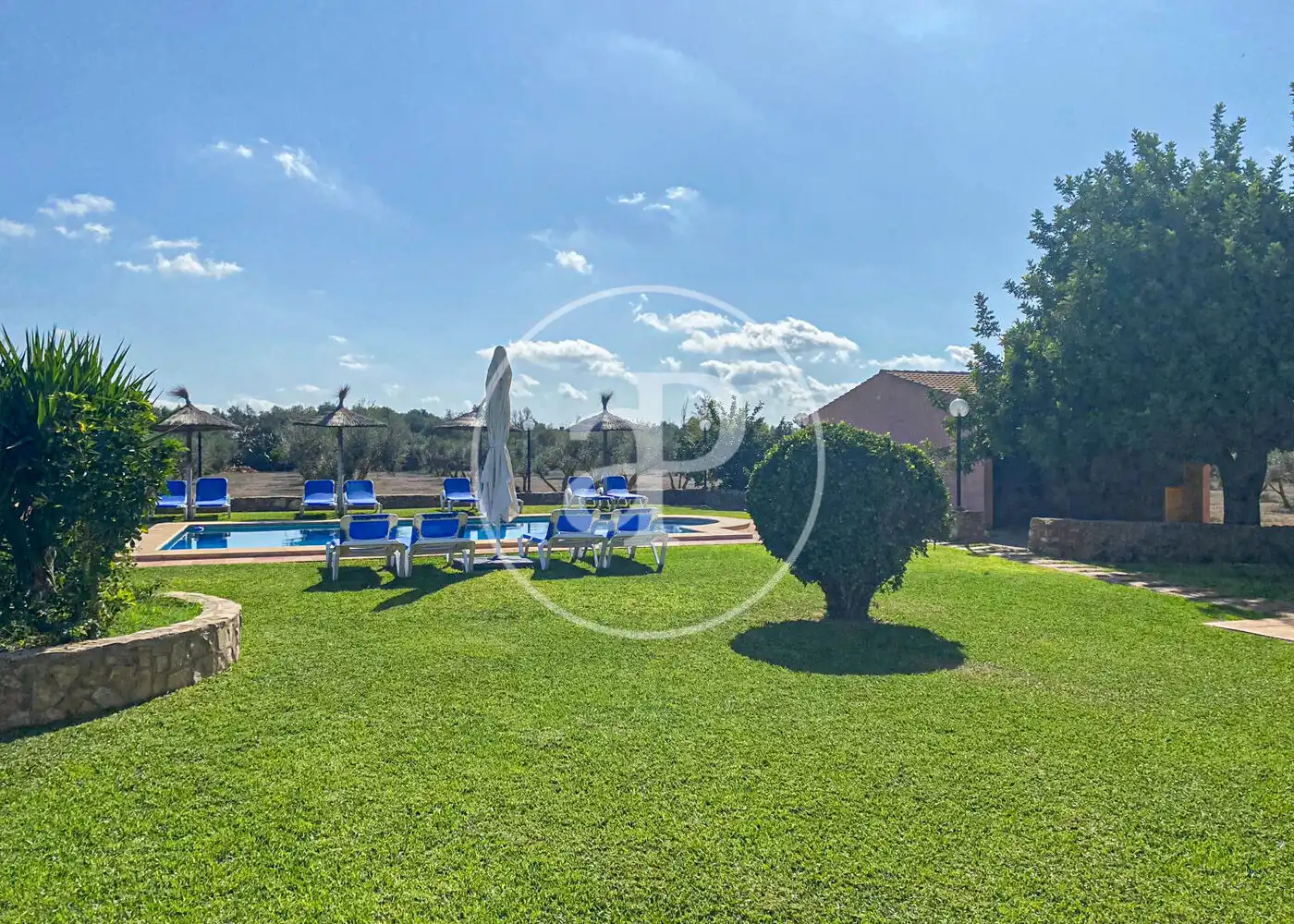 Garden of Houses for rent in Llucmajor  with Air Conditioner, Heating and Private garden