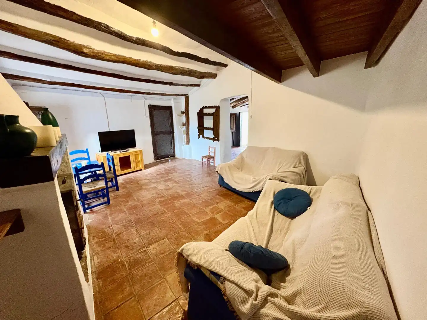 Sala de estar de Casa o chalet en venta en Lorca con Terraza, Piscina y Amueblado