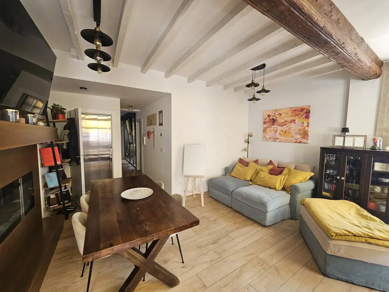 Sala de estar de Piso en venta en Estella / Lizarra con Aire acondicionado, Calefacción y Terraza