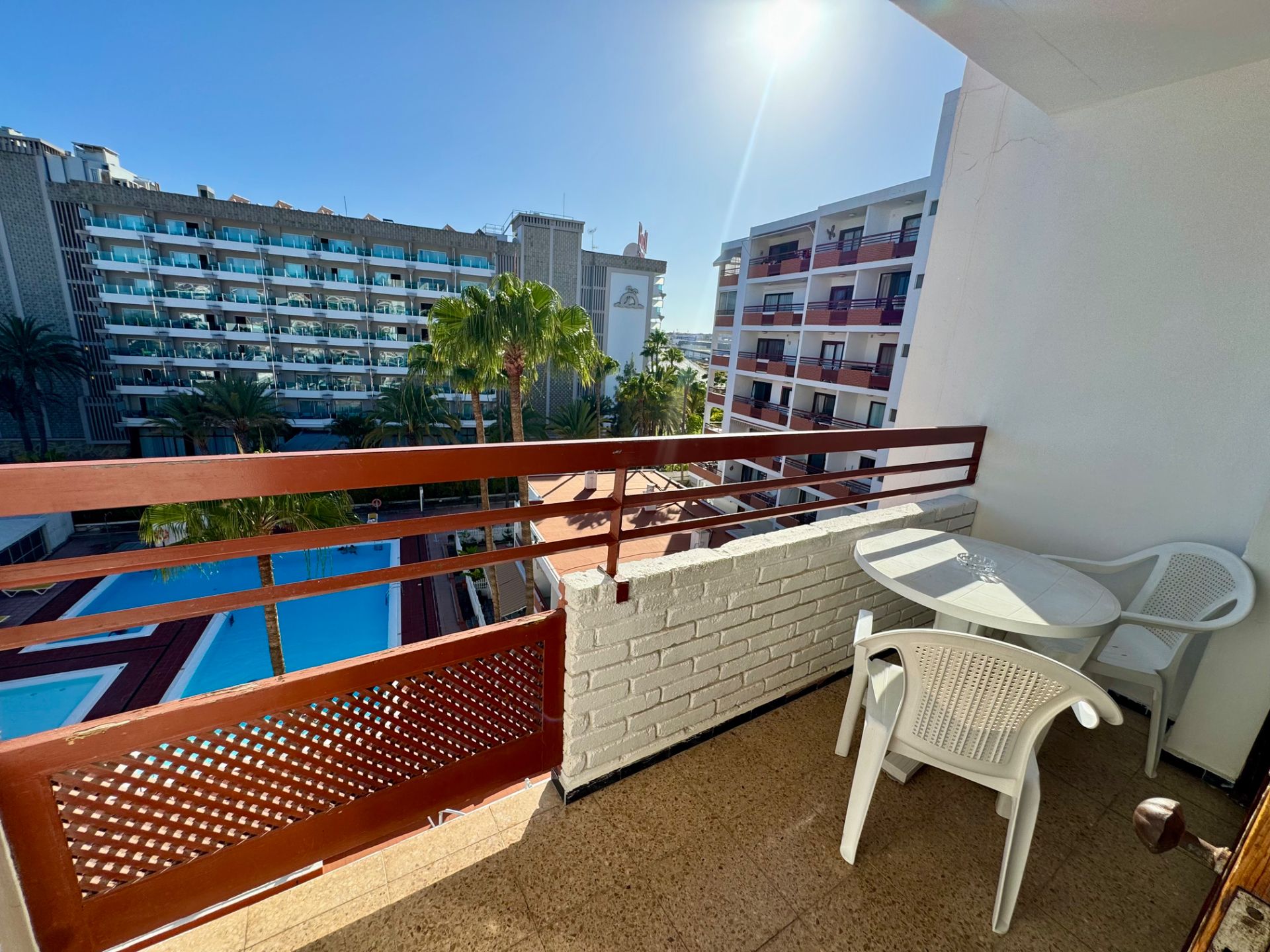 Terrassa de Apartament de lloguer en San Bartolomé de Tirajana amb Jardí privat, Terrassa i Moblat