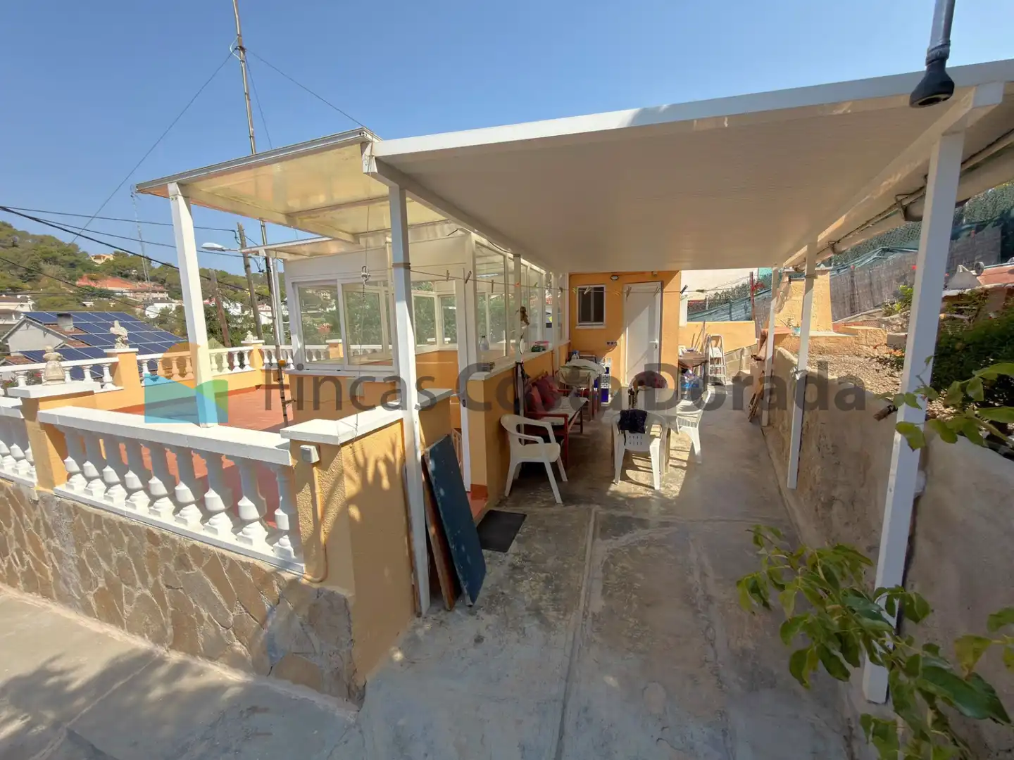 Terrassa de Casa o xalet en venda en Cubelles amb Aire condicionat, Jardí privat i Terrassa