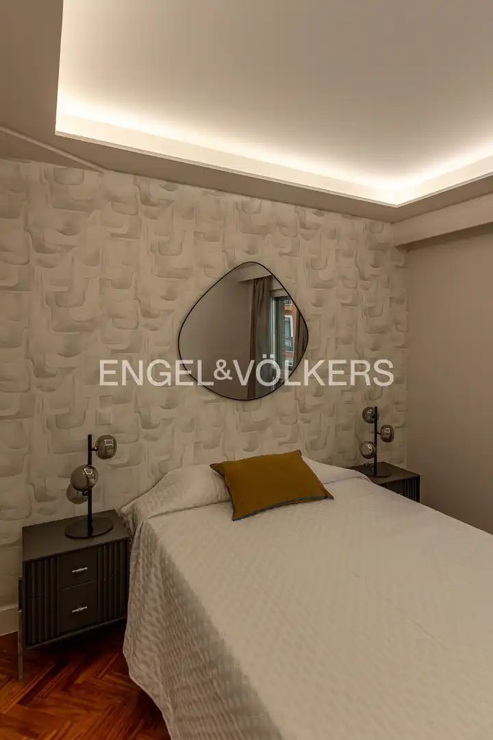 Schlafzimmer von Wohnung zum Verkauf in Madrid mit Klimaanlage, Heizung und Parkett