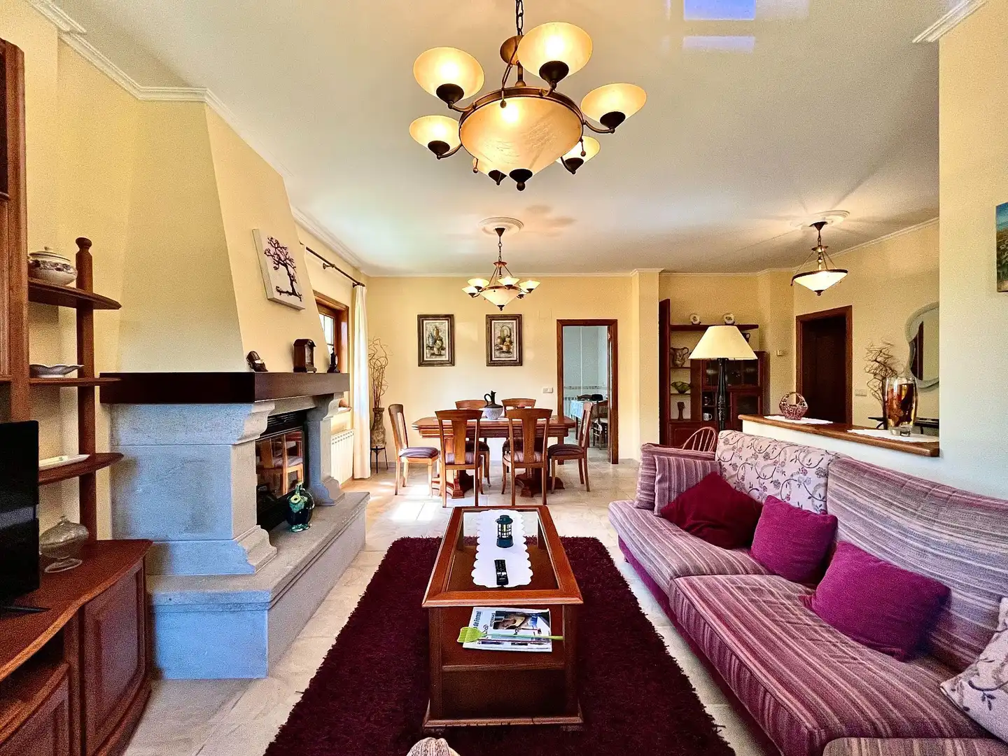 Wohnzimmer von Haus oder Chalet zum Verkauf in Valdoviño mit Heizung, Privatgarten und Abstellraum