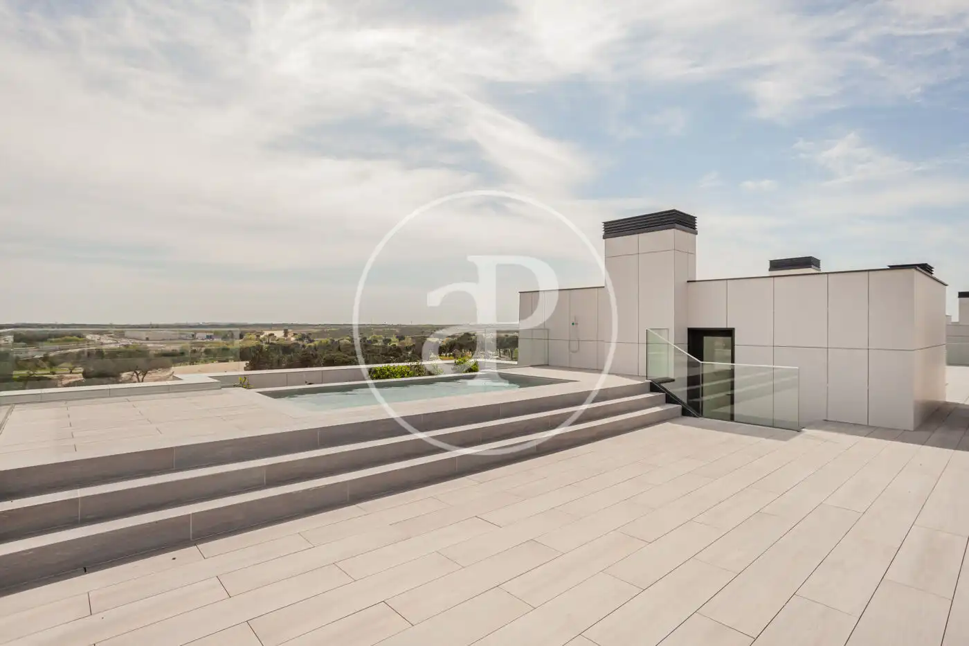 Terrace of Flat for rent in Pozuelo de Alarcón  with Air Conditioner, Heating and Private garden