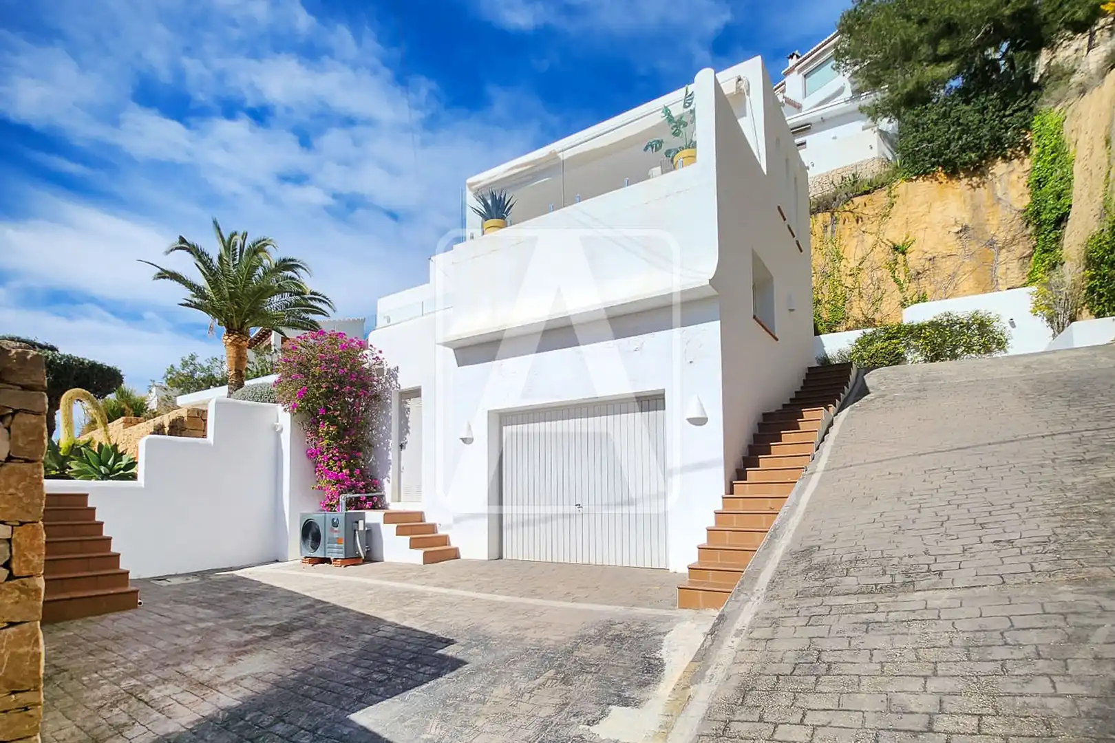 Exterior view of Houses for sale in Moraira  with Air Conditioner, Heating and Private garden