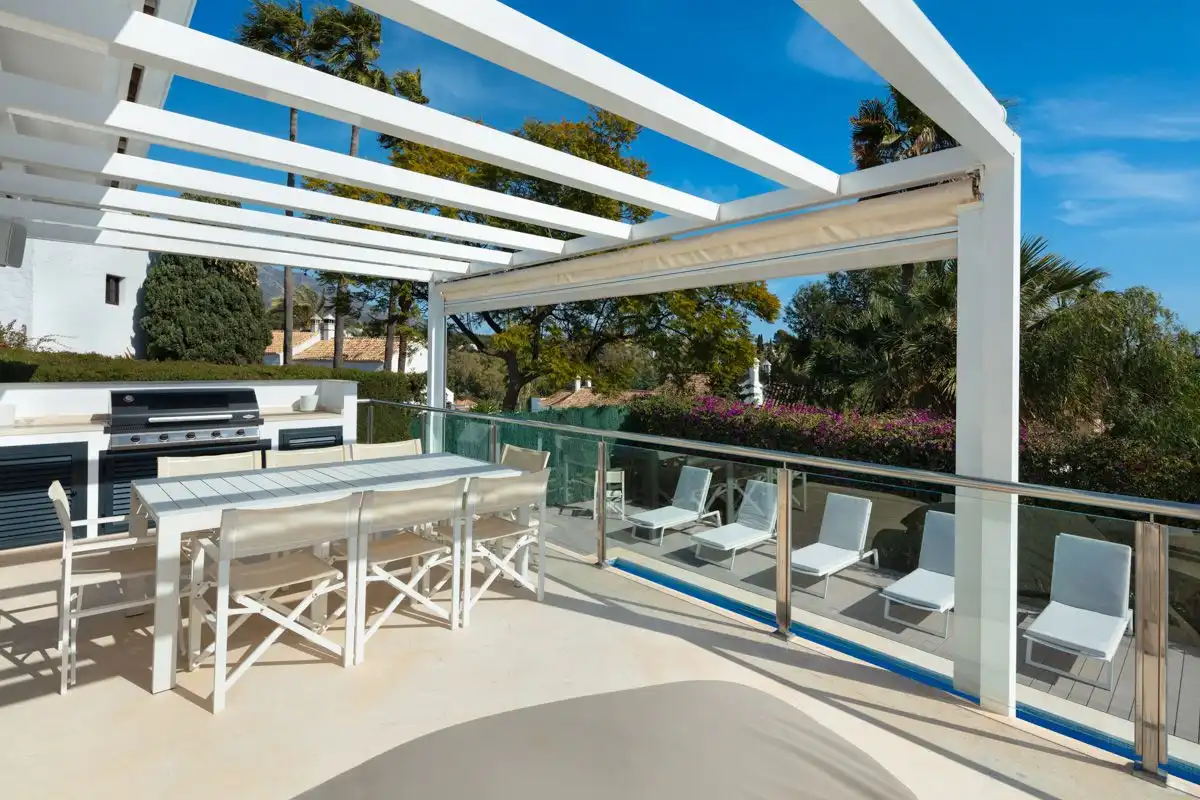 Terraza de Casa o chalet en venta en Marbella con Aire acondicionado, Parquet y Terraza