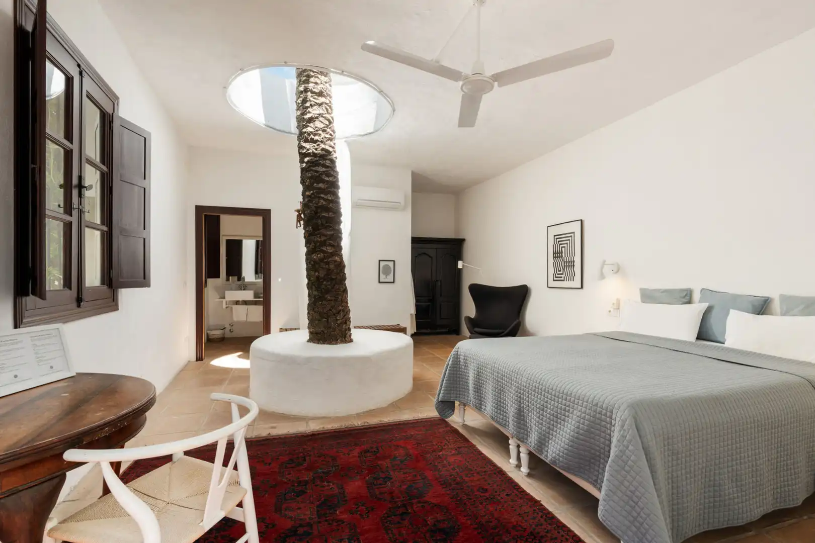 Schlafzimmer von Country house zum Verkauf in Estepona mit Klimaanlage, Privatgarten und Terrasse
