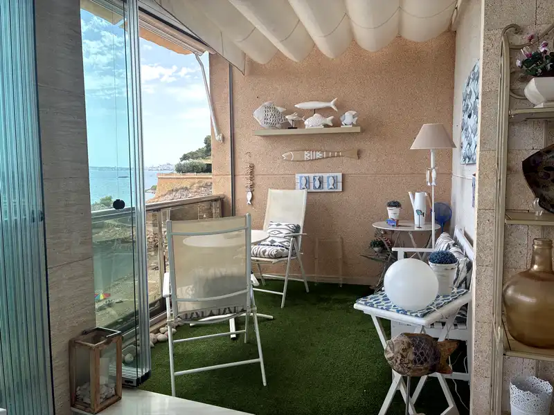 Terraza de Apartamento de alquiler en Altea con Aire acondicionado, Calefacción y Terraza