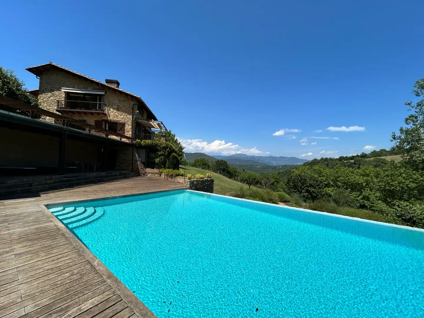 Piscina de Casa o chalet en venta en Sant Joan Les Fonts con Aire acondicionado, Calefacción y Parquet