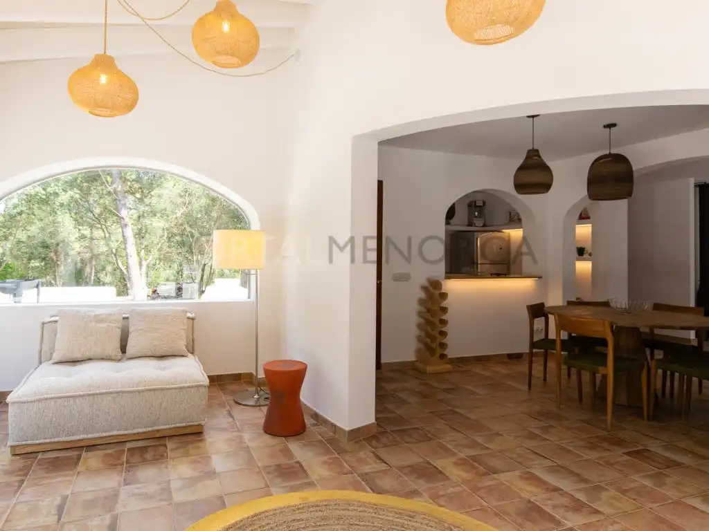 Sala de estar de Finca rústica en venta en Ferreries con Piscina