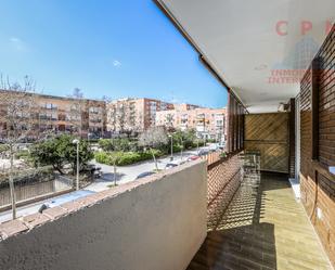Exterior view of Flat to rent in  Madrid Capital  with Air Conditioner, Heating and Terrace