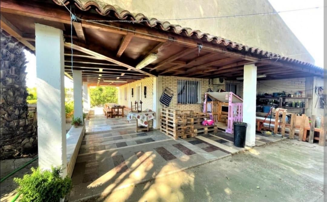 Terraza de Finca rústica en venta en Tudela con Aire acondicionado, Calefacción y Jardín privado