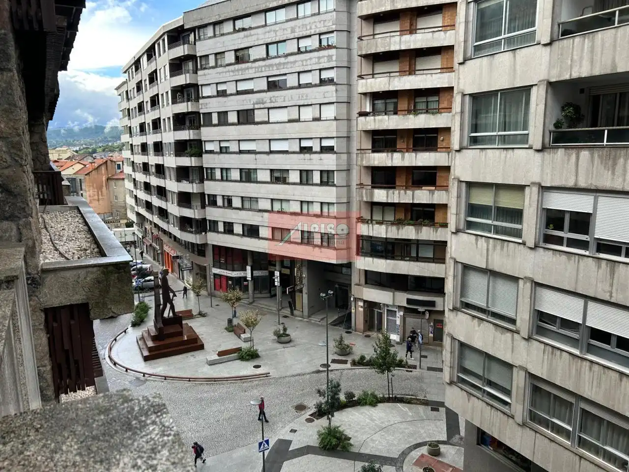 Vista exterior de Piso en venta en Ourense Capital  con Calefacción, Parquet y Trastero