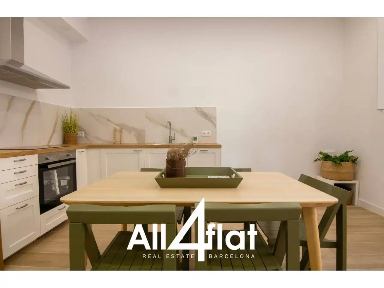 Außenansicht von Wohnung zur Miete in Barcelona mit Klimaanlage, Parkett und Möbliert