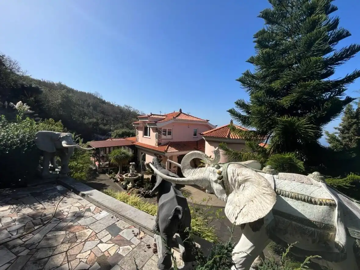Exterior view of Houses for sale in La Orotava  with Terrace and Sauna