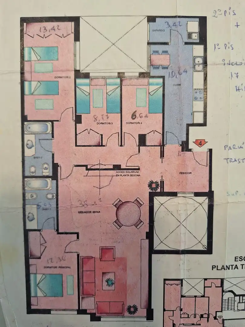 Attico con balcone in vendita a Carrer ESCOLA PIA DE L', imagen 40
