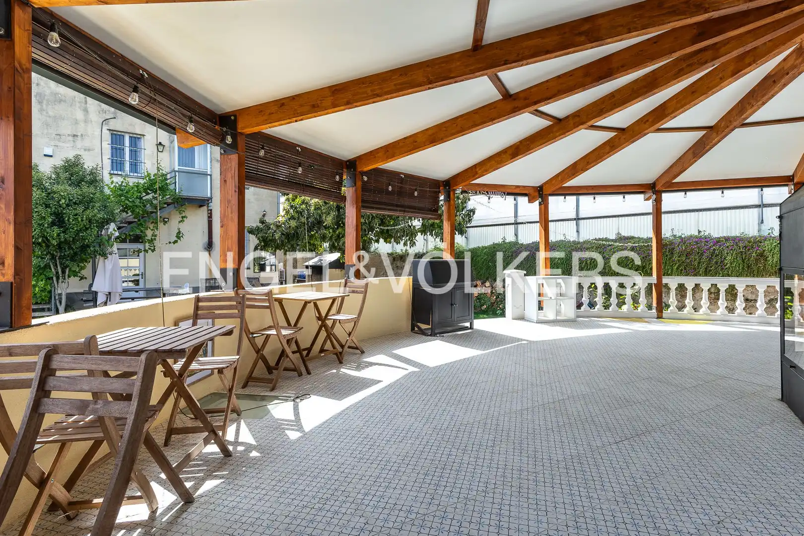 Terrace of Houses for rent in El Masnou  with Air Conditioner, Heating and Furnished