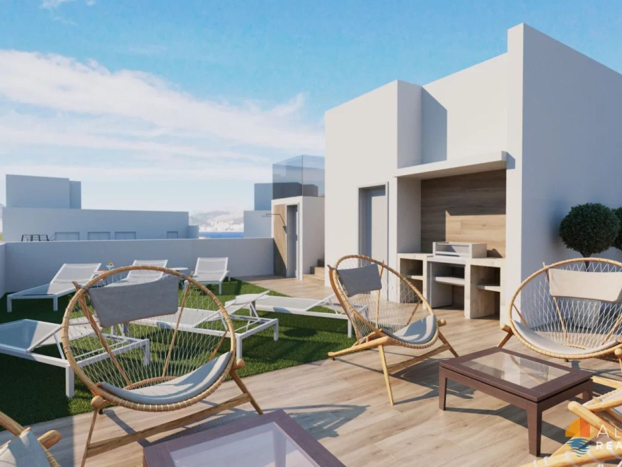 Terrassa de Apartament en venda en Torrevieja amb Calefacció, Terrassa i Piscina