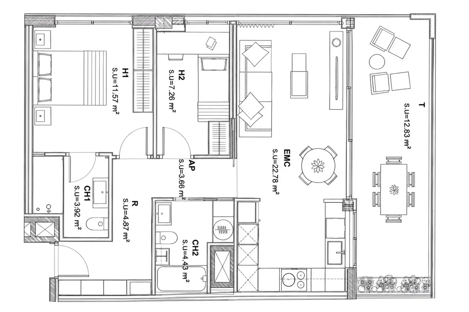 Appartement avec piscine à vendre à RUBIO I TUDURI DE, imagen 44