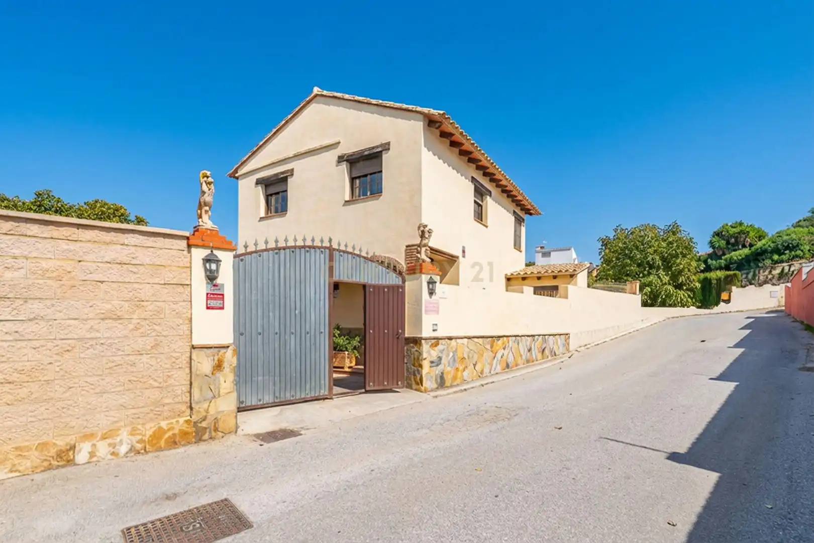 Vista exterior de Casa o chalet de alquiler en Mijas con Aire acondicionado, Jardín privado y Trastero