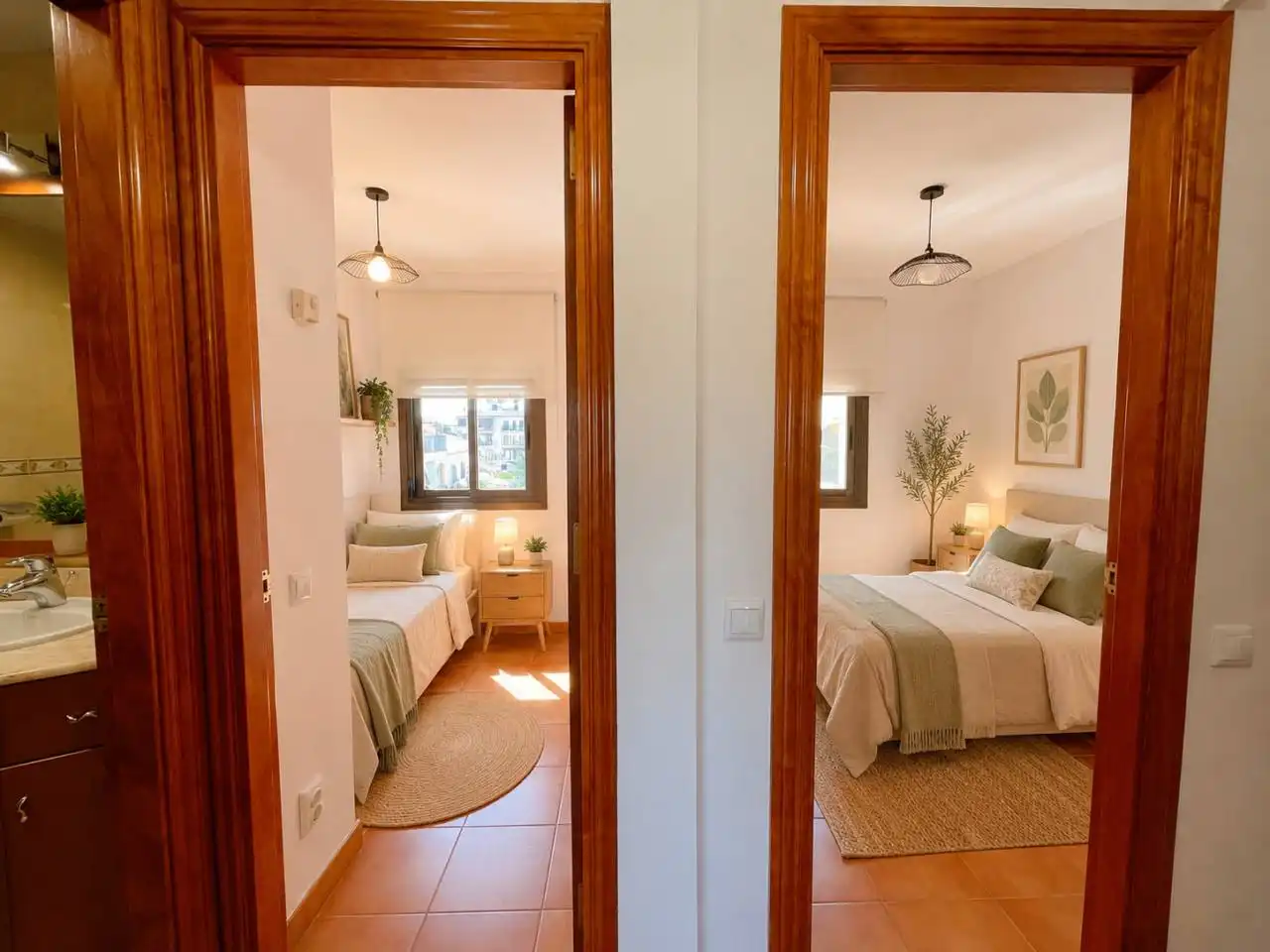 Bedroom of Detached homes for sale in Cerdanyola del Vallès  with Air Conditioner, Heating and Private garden