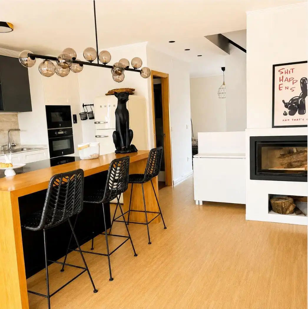 Cocina de Casa adosada en venta en Polanco con Calefacción, Jardín privado y Terraza