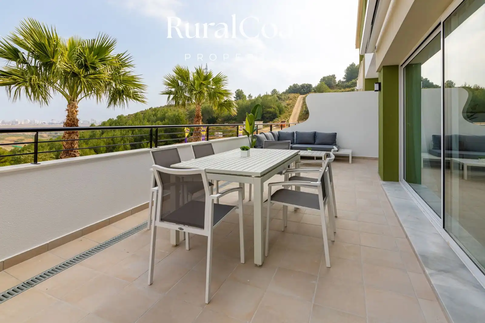 Terrasse von Wohnung zum Verkauf in Xeraco mit Klimaanlage, Heizung und Terrasse
