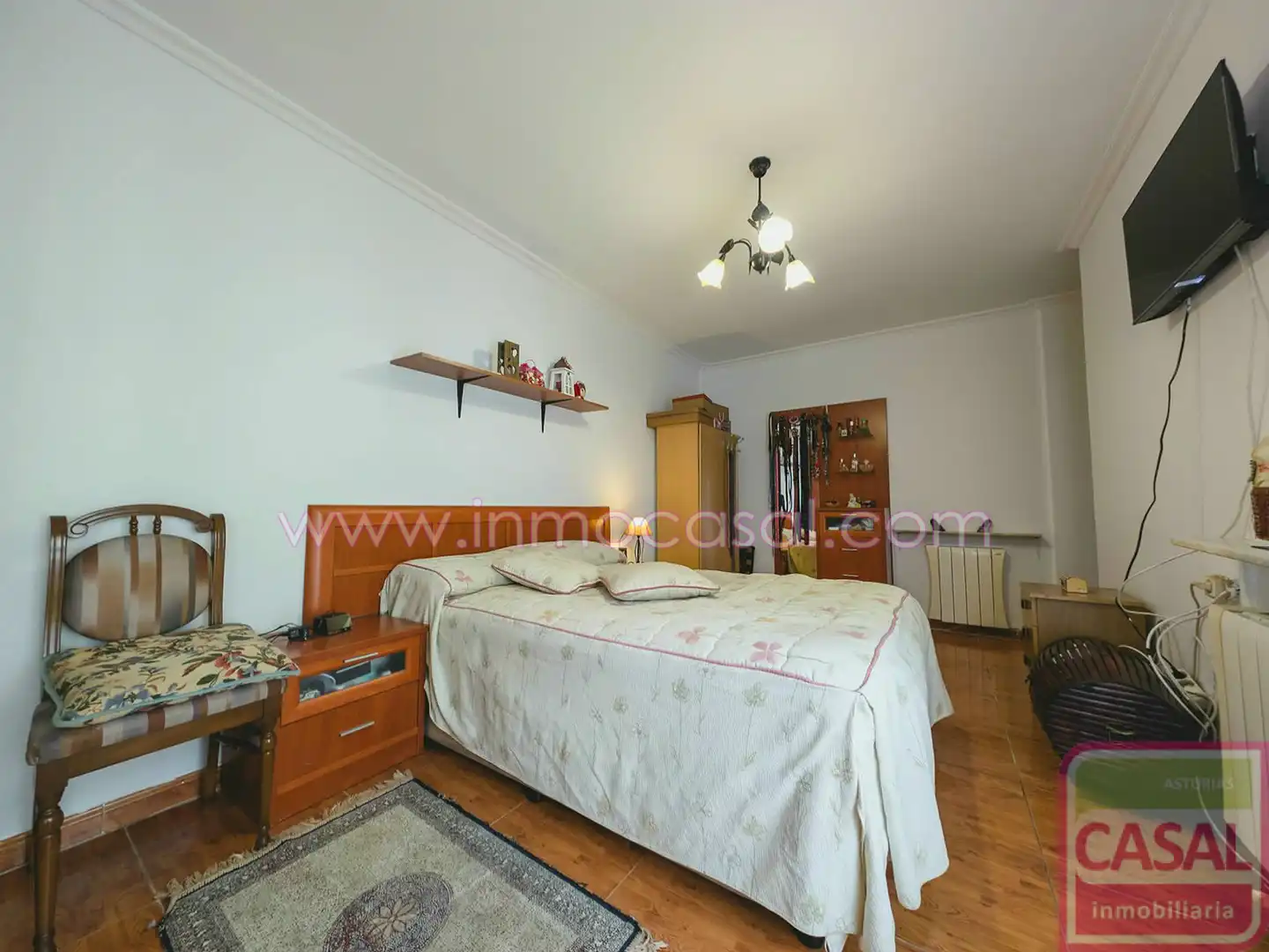 Bedroom of Flat for sale in Langreo  with Heating and Terrace