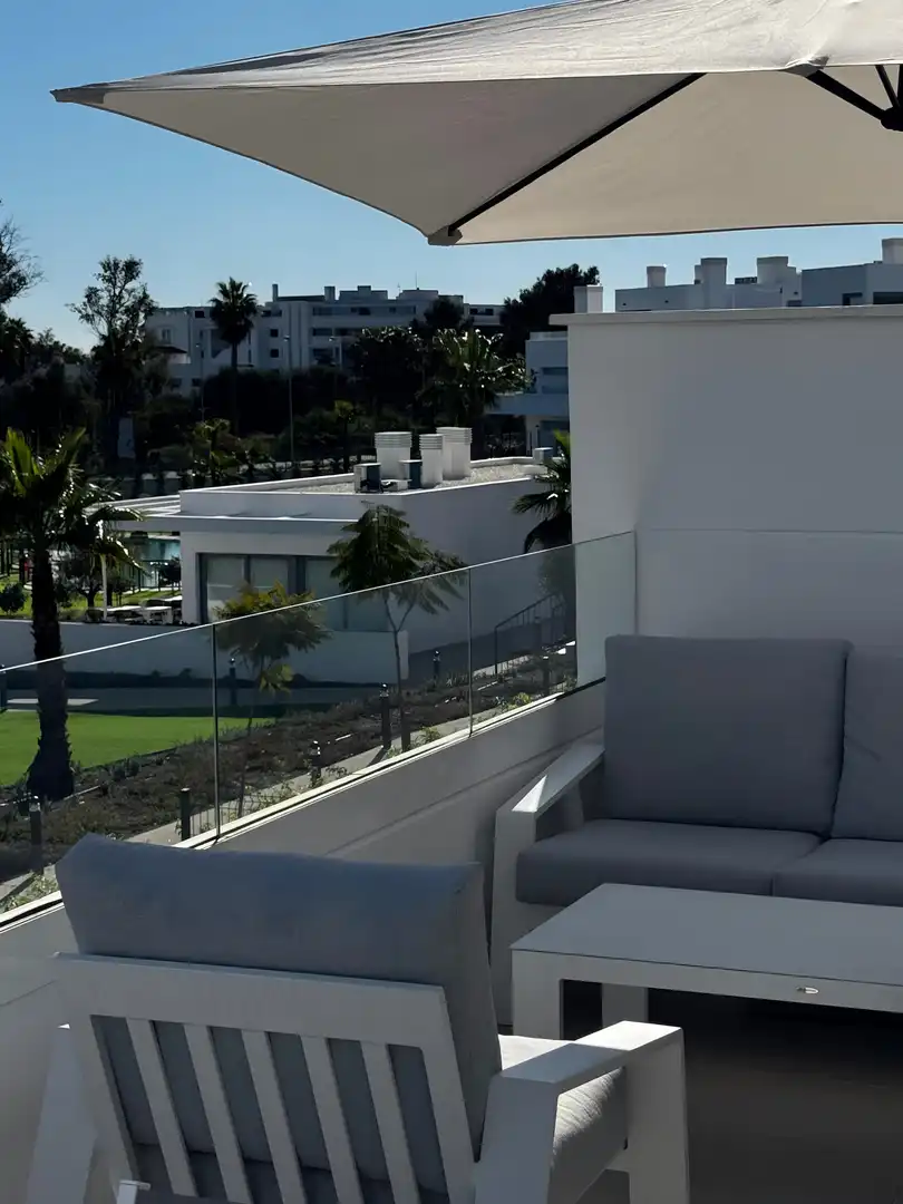 Terrace of Apartments for rent in Estepona  with Air Conditioner, Terrace and Swimming Pool