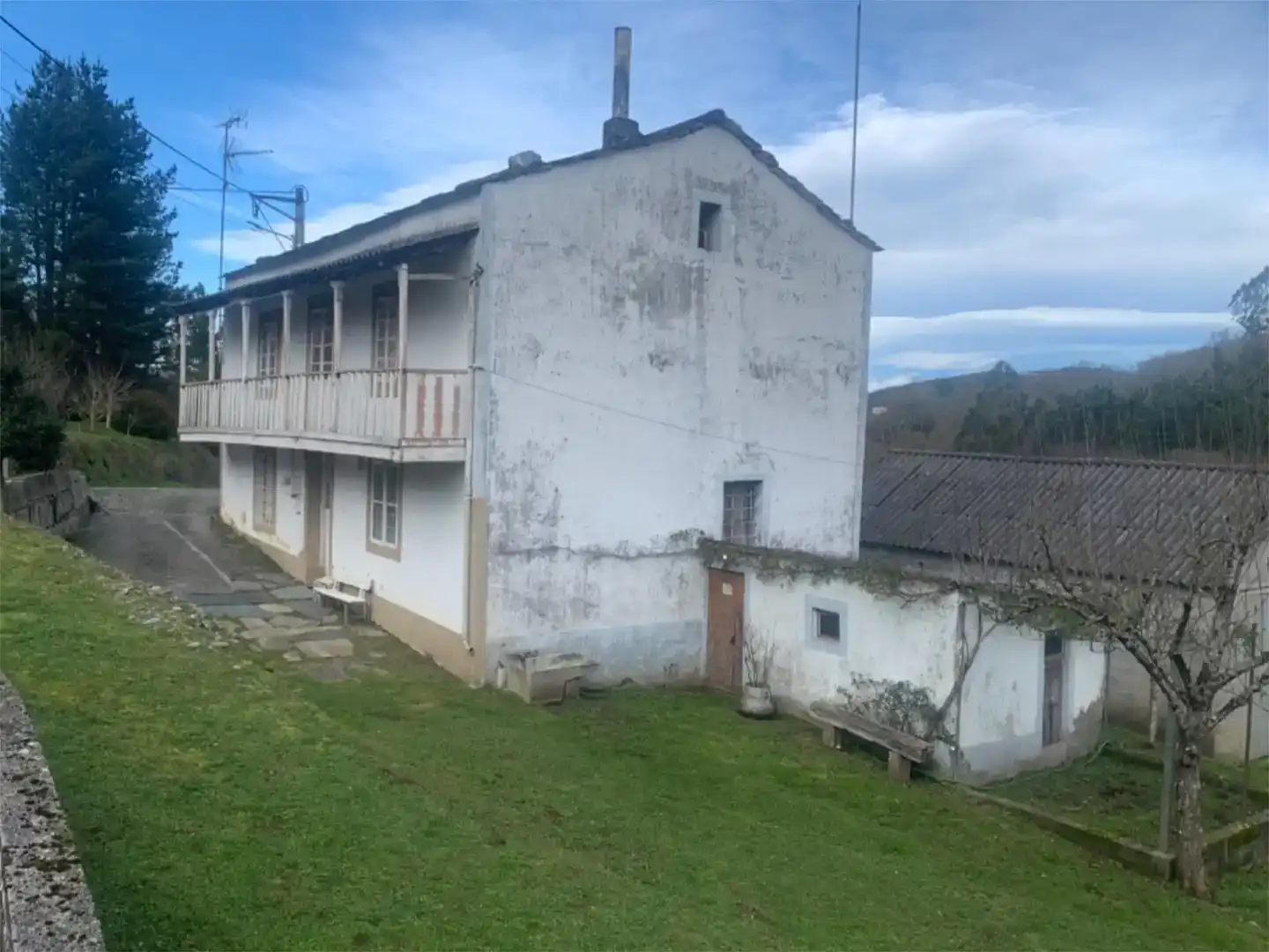 Vista exterior de Piso en venta en Meira con Jardín privado y Balcón