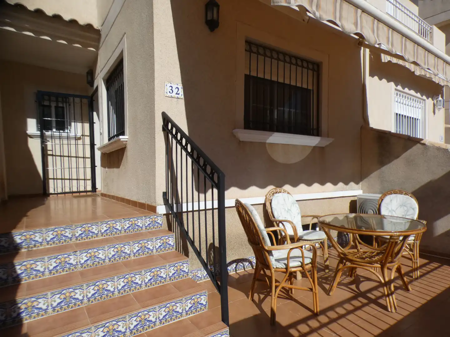 Terraza de Casa adosada en venta en San Pedro del Pinatar con Aire acondicionado, Jardín privado y Amueblado