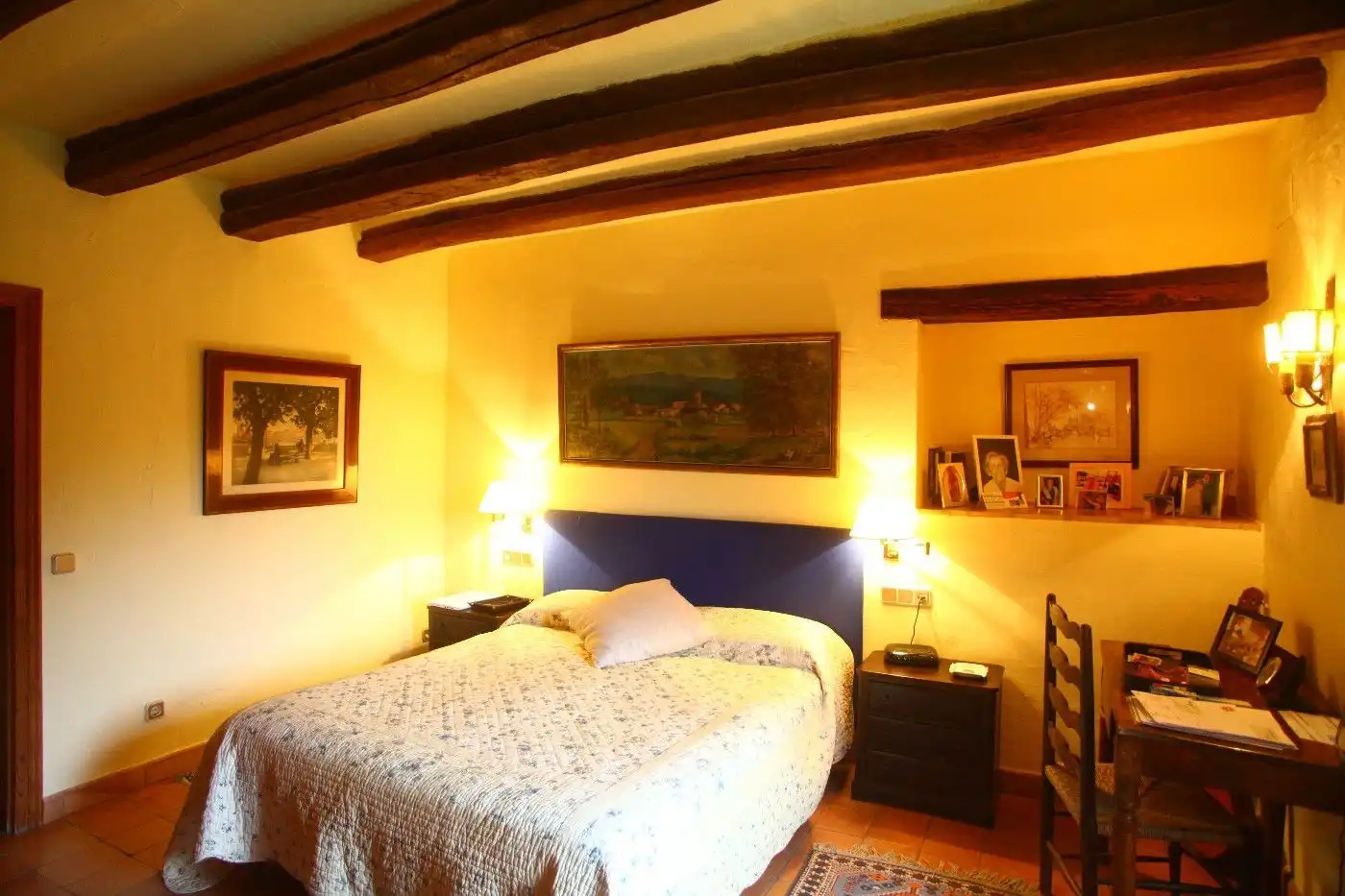 Schlafzimmer von Country house zum Verkauf in Santa Cristina d'Aro mit Terrasse, Abstellraum und Schwimmbad