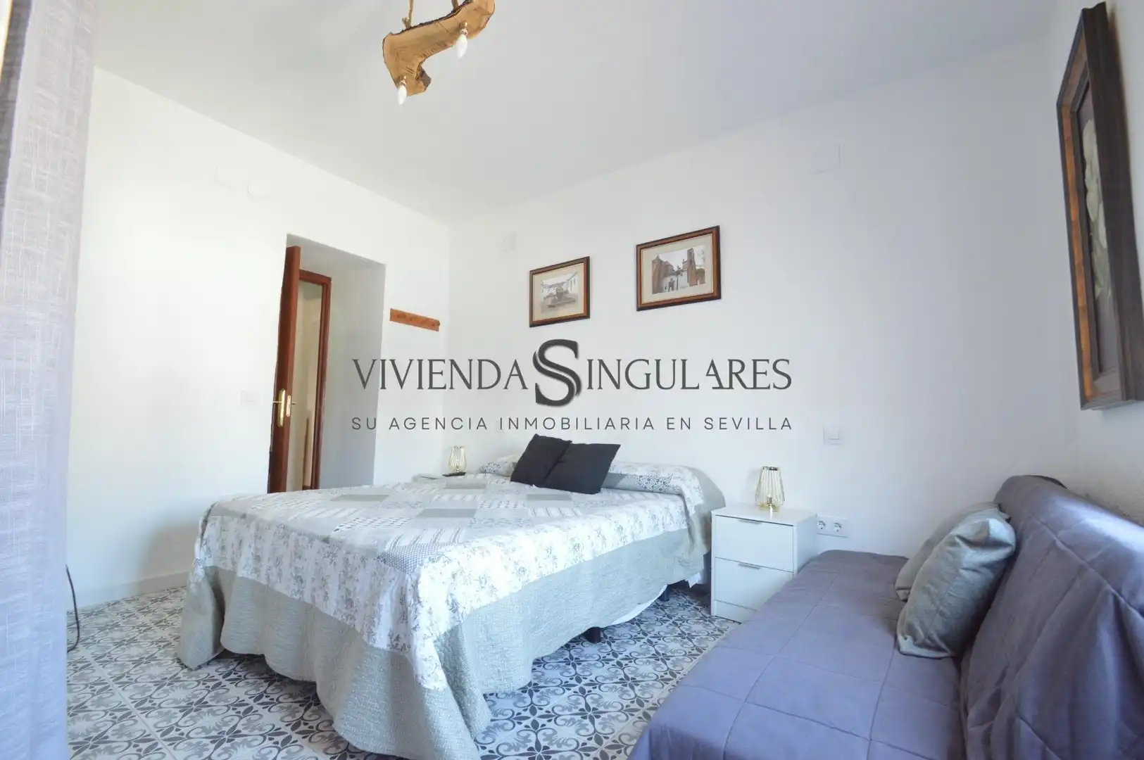 Habitación de Casa adosada en venta en Cazalla de la Sierra con Aire acondicionado, Calefacción y Terraza