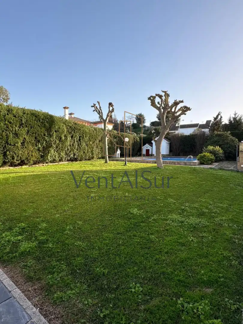 Garden of Houses for sale in Sanlúcar de Barrameda  with Private garden, Swimming Pool and Furnished