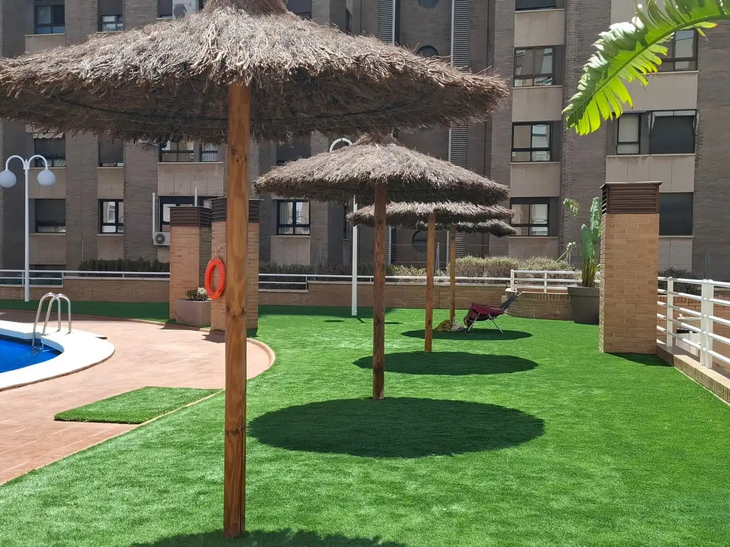 Terraza de Piso de alquiler en Valencia con Aire acondicionado, Calefacción y Trastero