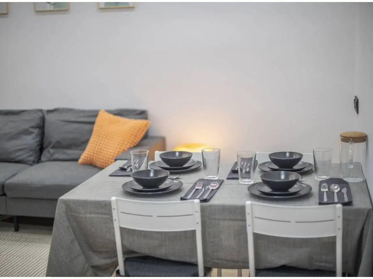 Dining room of Flat for sale in Igualada  with Parquet flooring and Furnished