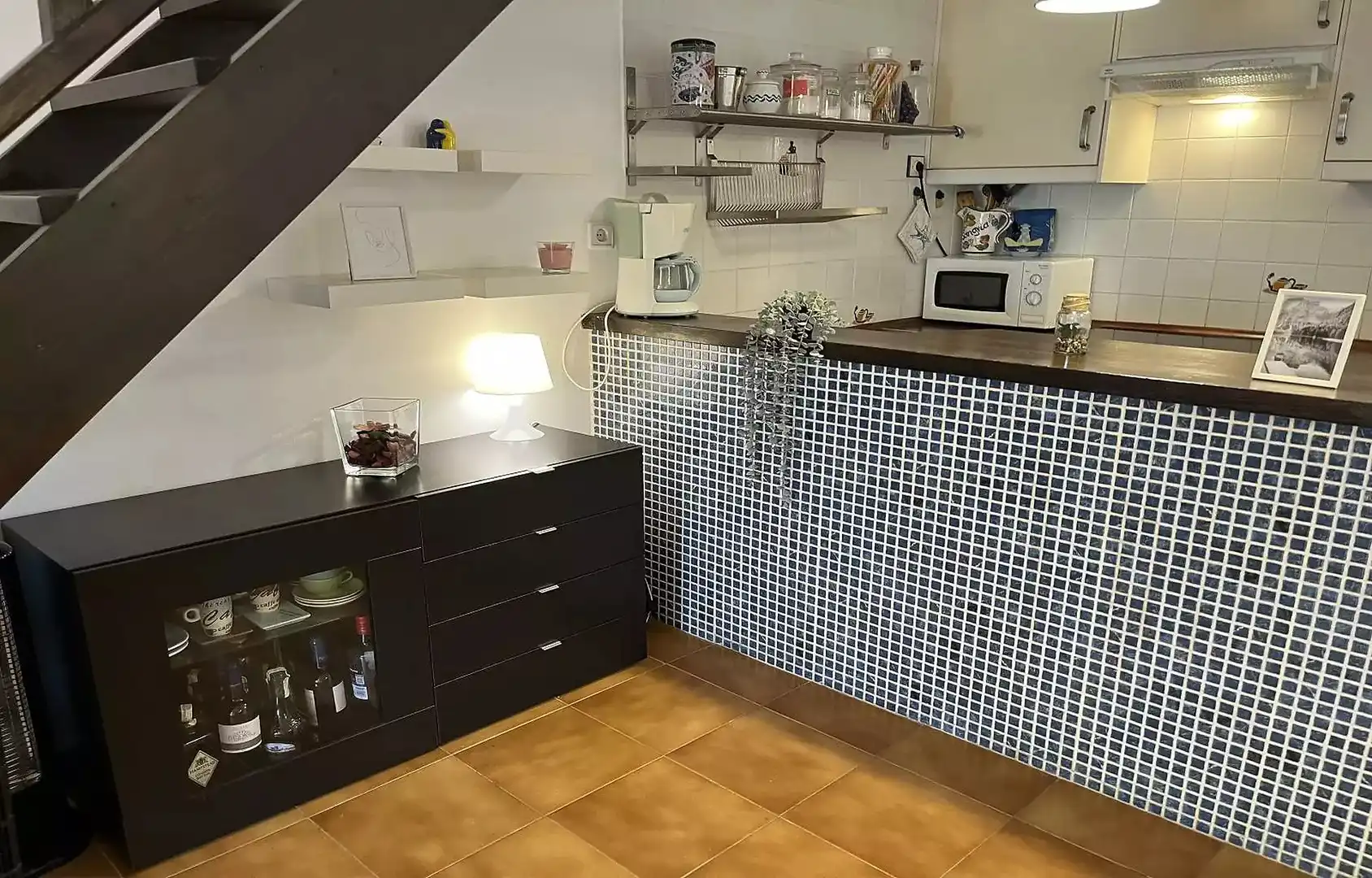 Cocina de Casa o chalet en venta en Garrigàs con Terraza y Amueblado