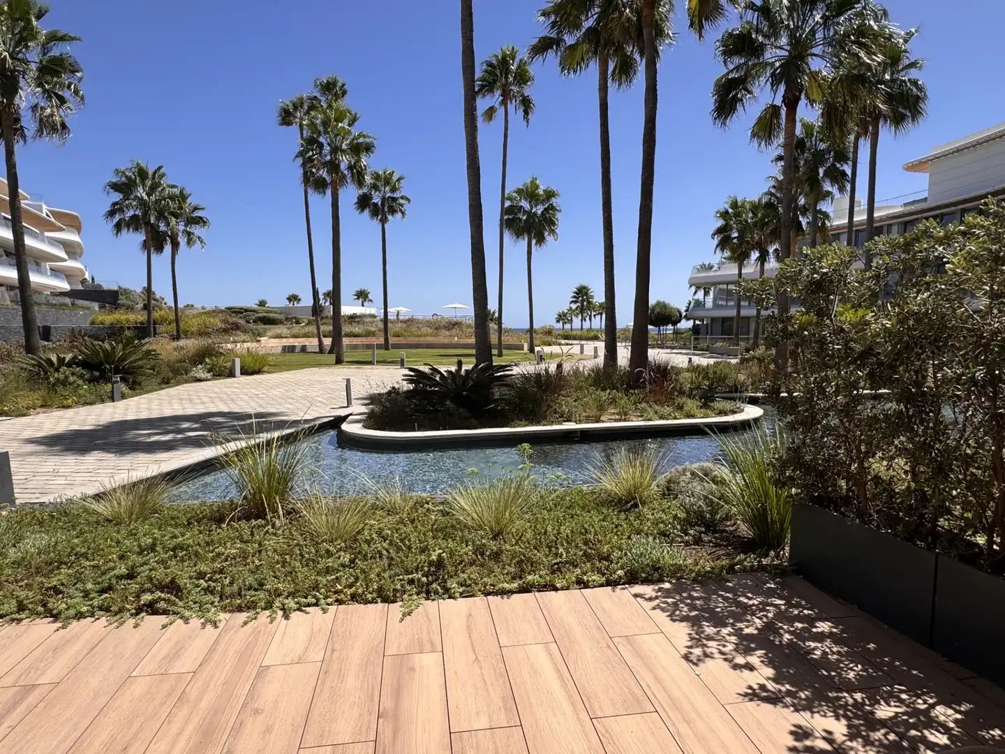 Terraza de Planta baja en venta en Estepona con Aire acondicionado, Terraza y Piscina